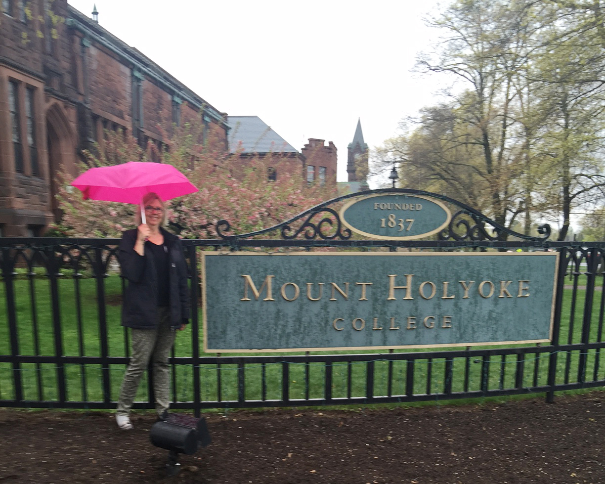 Sue at Mount Holyoke