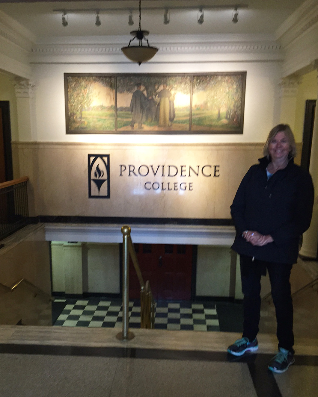 Sue at Providence College