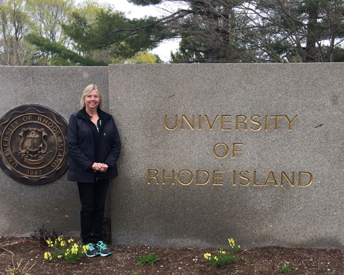 Sue at University of Rhode Island