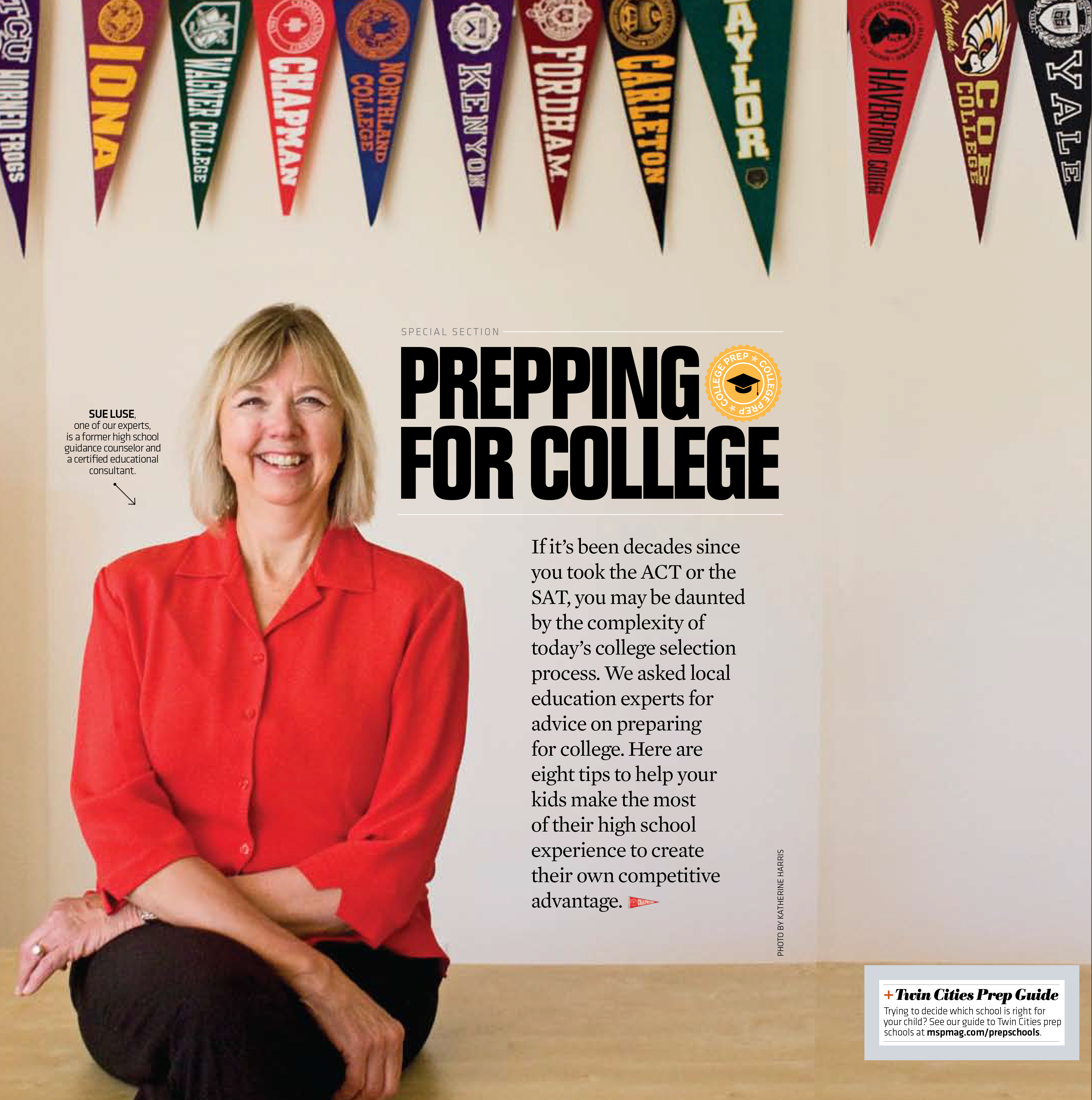 MSP Magazine Story about Sue Luse